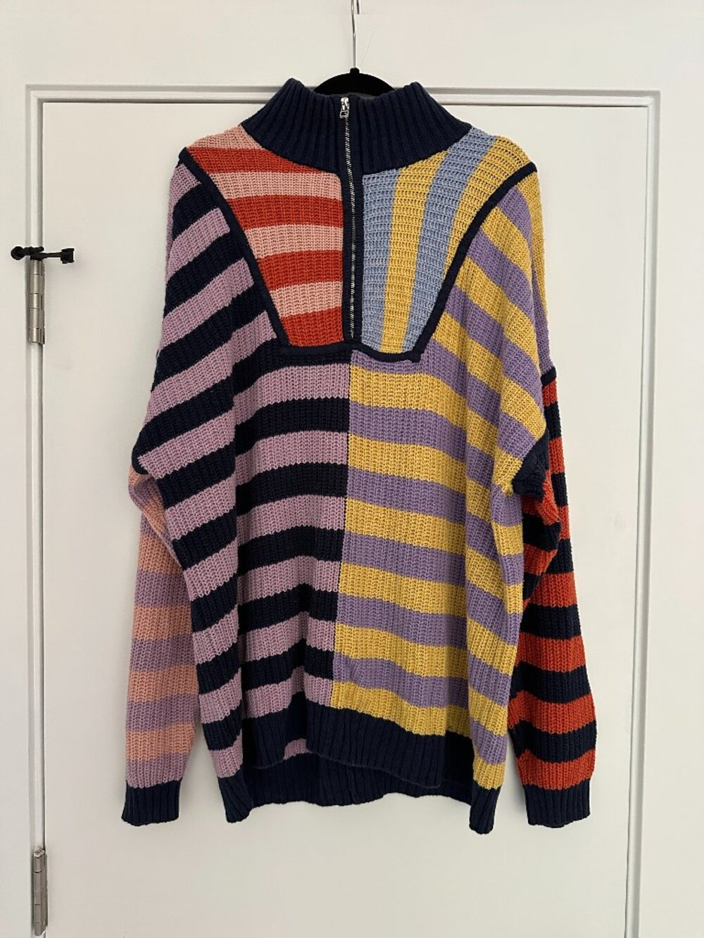 Staud Hampton Half-Zip Sweater